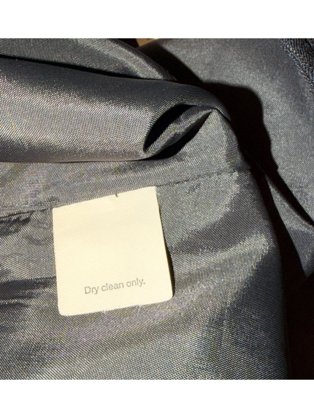 J. Crew Grey A-Line Skirt With Subtle Pinstripes Women’s Size 0